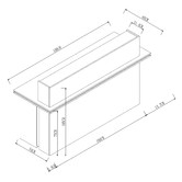 Innova Studio Busby Reception Desk
