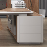 Innova Studio Hugo Executive Desk with Return