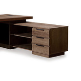 Innova Studio Larkin Executive Desk with Return