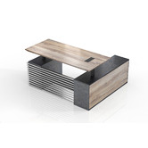 Innova Studio Phoenix Lift-Top Executive Desk with Return