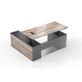 Innova Studio Phoenix Lift-Top Executive Desk with Return