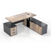 Innova Studio Phoenix Lift-Top Executive Desk with Return