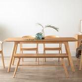 Innova Studio Roden Malaysian Oak Wood Dining Table