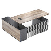 Innova Studio Phoenix Lift-Top Executive Desk with Return