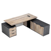 Innova Studio Phoenix Executive Desk with Return