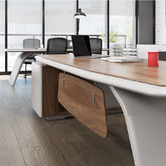 Innova Studio Hugo Executive Desk with Return