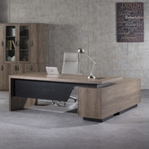 Innova Studio Balder Executive Desk with Return