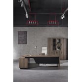Innova Studio Balder Executive Desk with Return