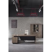 Innova Studio Balder Executive Desk with Return
