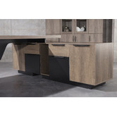 Innova Studio Balder Executive Desk with Return