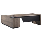 Innova Studio Balder Executive Desk with Return