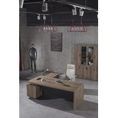 Innova Studio Balder Executive Desk with Return