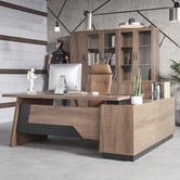 Innova Studio Sutton Executive Desk with Return