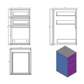 Innova Studio Tribeca Mobile Cabinet