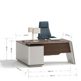 Innova Studio Anders Executive Desk with Reversible Return