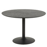 Innova Studio 110cm Black Titan Dining Table