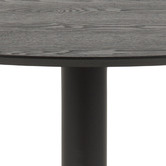 Innova Studio 110cm Black Titan Dining Table