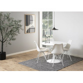 Innova Studio 110cm White Titan Dining Table