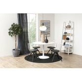 Innova Studio 110cm White Titan Dining Table