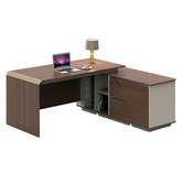 Innova Studio Anderson Executive Desk with Reversible Return