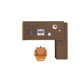 Innova Studio Anderson Executive Desk with Reversible Return