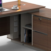 Innova Studio Anderson Executive Desk with Reversible Return