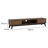 Innova Studio Hana 2 Drawer Entertainment Unit