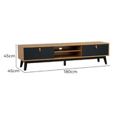 Innova Studio Tyler 2 Drawer Entertainment Unit