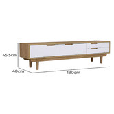 Innova Studio Tristan 2 Drawer Entertainment Unit