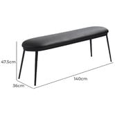 Innova Studio Kaleesha Ottoman Bench