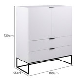Innova Studio Cameron 2 Door Sideboard