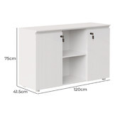 Innova Studio Warren 2 Door Storage Cabinet