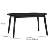 Innova Studio Oscar Extendable Dining Table