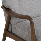 Innova Studio Darell Malaysian Oak Wood Armchair