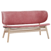Innova Studio Patrice 2 Seater Malaysian Oak Wood Sofa