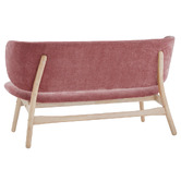 Innova Studio Patrice 2 Seater Malaysian Oak Wood Sofa