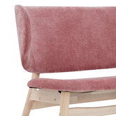 Innova Studio Patrice 2 Seater Malaysian Oak Wood Sofa