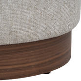 Innova Studio Beige Wesley Ottoman