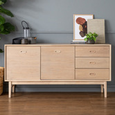 Innova Studio Hardwin 2 Door 3 Drawer Sideboard