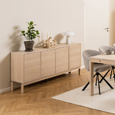 Innova Studio Lyndal Oak Wood Sideboard