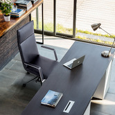 Innova Studio Alyzza Faux Leather Executive Chair