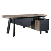 Innova Studio Beckett Executive Desk with Reversible Return
