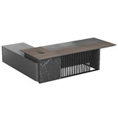Innova Studio Mace Executive Desk with Return