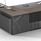 Innova Studio Mace Executive Desk with Return