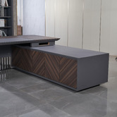 Innova Studio Mace Executive Desk with Return