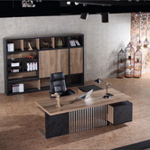 Innova Studio Dale Executive Desk with Return
