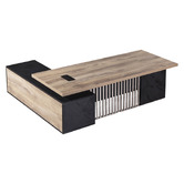 Innova Studio Dale Executive Desk with Return