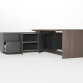 Innova Studio Gareth Executive Desk with Return