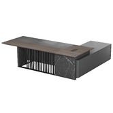 Innova Studio Mace Executive Desk with Return