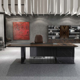 Innova Studio Mace Executive Desk with Return